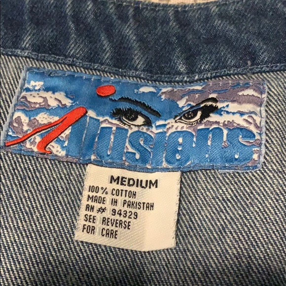 NW blazer style jean jacket native designs - Picture 4 of 8